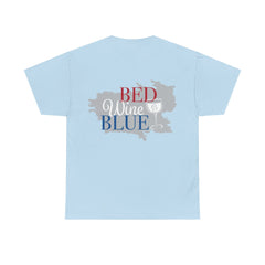 Bed Wine & Blue T-shirt